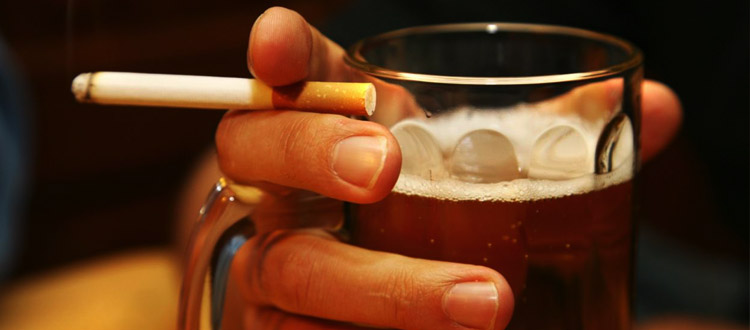 Benefits of limiting alcohol and smoking