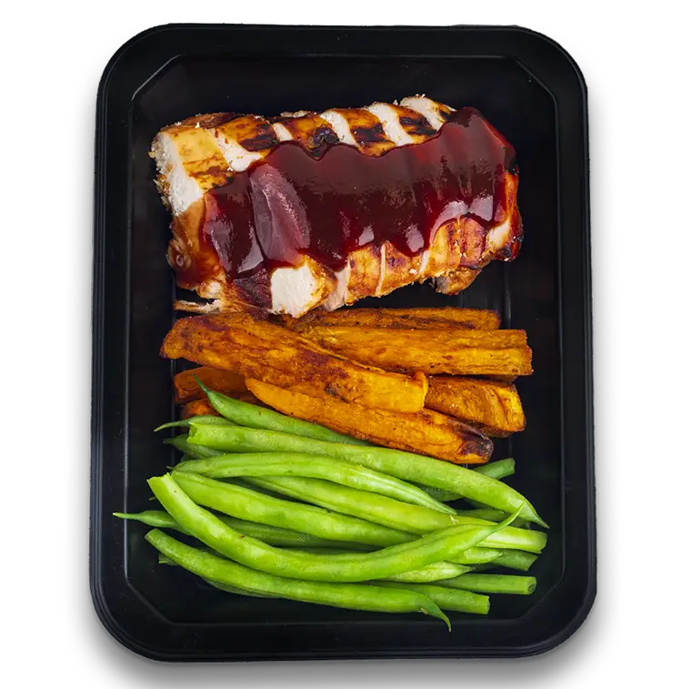 BBQ Chicken and Green Beans | ProMeals Menu