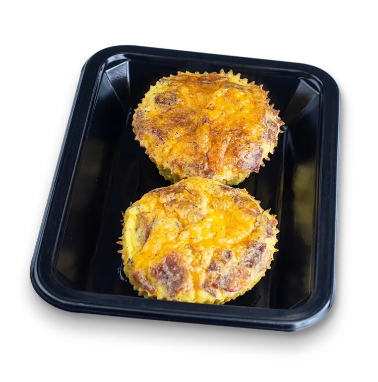 Bacon Cheese Breakfast Cups | ProMeals Menu