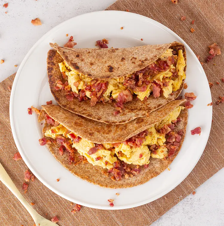 Bacon and Egg Breakfast Tacos