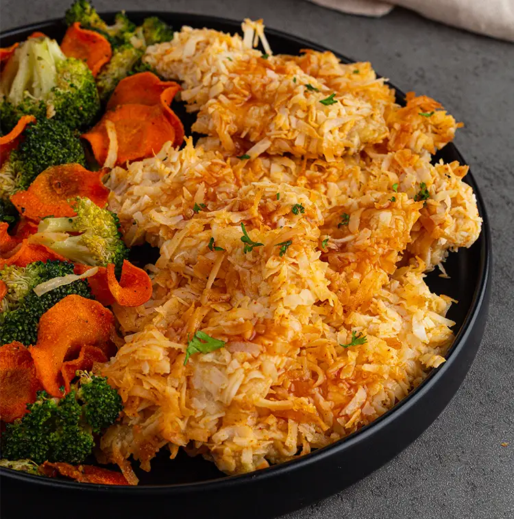 Baked Coconut Chicken Strips | ProMeals Menu