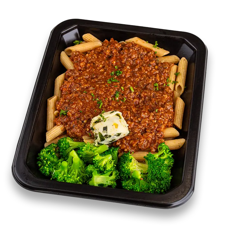 Beef Bolognese Penne with Broccoli | ProMeals Menu