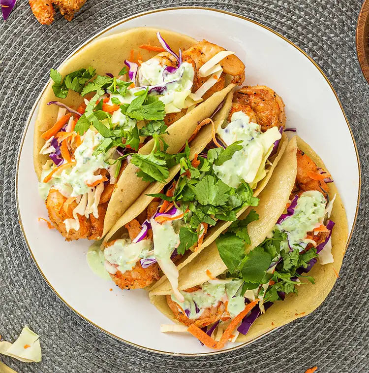 Blackened Shrimp Tacos