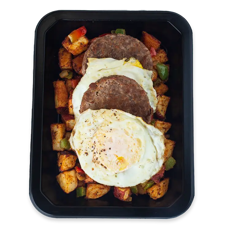 Breakfast Hash and Eggs  | High Protein Menu