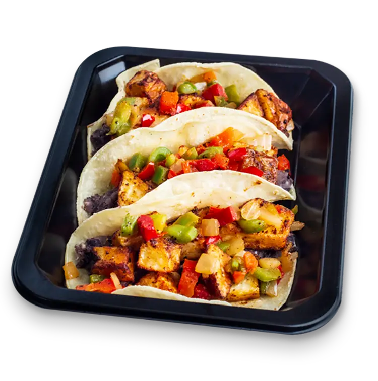 Plant Based Breakfast Tacos | Low Calorie Menu