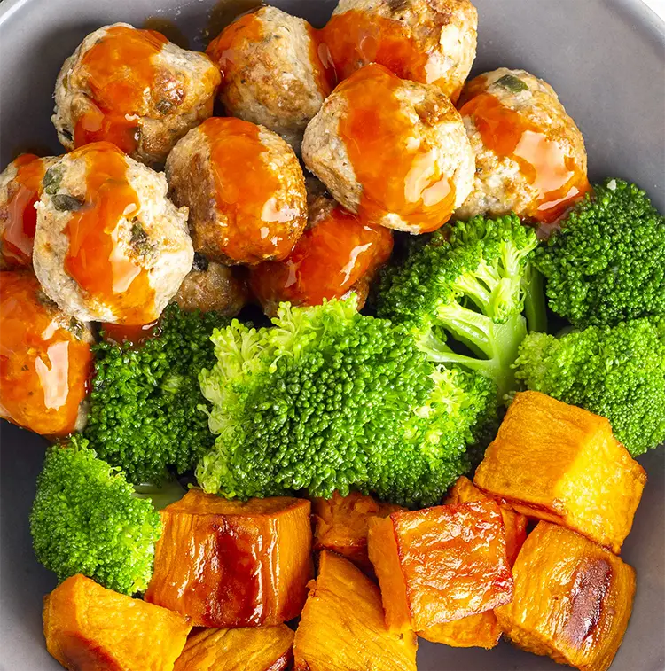 Buffalo Chicken Meatballs | ProMeals Menu