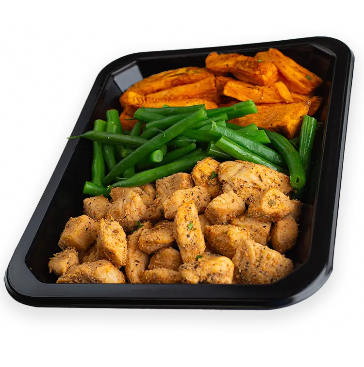 Cajun Chicken with Green Beans | ProMeals Menu
