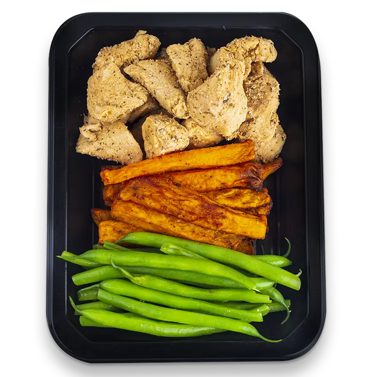 Cajun Chicken with Green Beans | ProMeals Menu