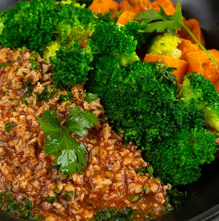 Chicken Bolognese with Sweet Potato | ProMeals Menu