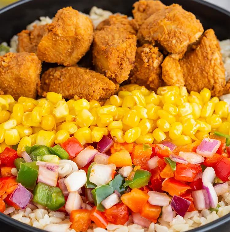 Chicken Burrito Bowl | ProMeals Menu