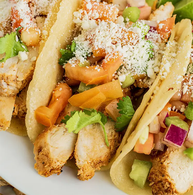 Chicken Fajita Tacos | ProMeals Menu