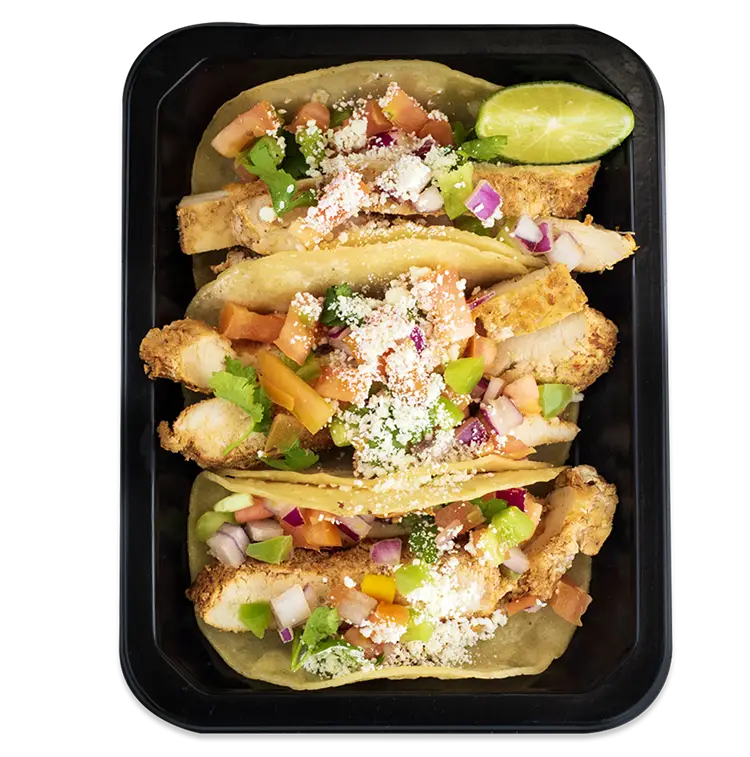 Chicken Fajita Tacos | ProMeals Menu
