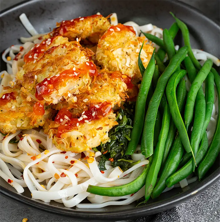 Coco-Lime Shrimp with Noodles | ProMeals Menu