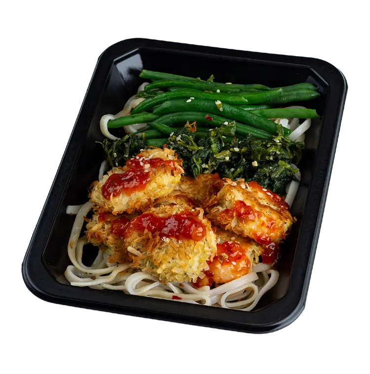 Coco-Lime Shrimp with Noodles | ProMeals Menu