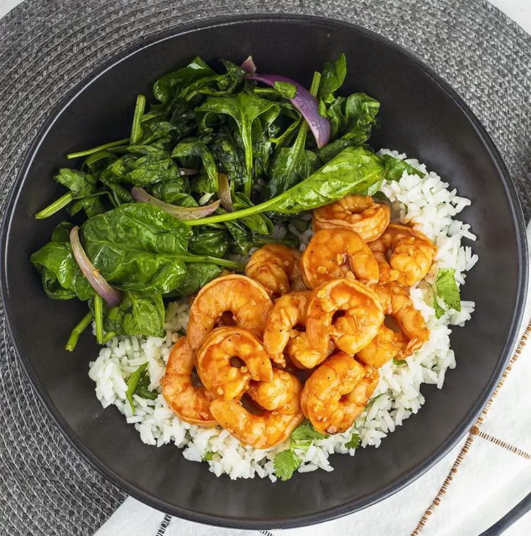 Coconut Shrimp and Spinachby MyProMeals.com