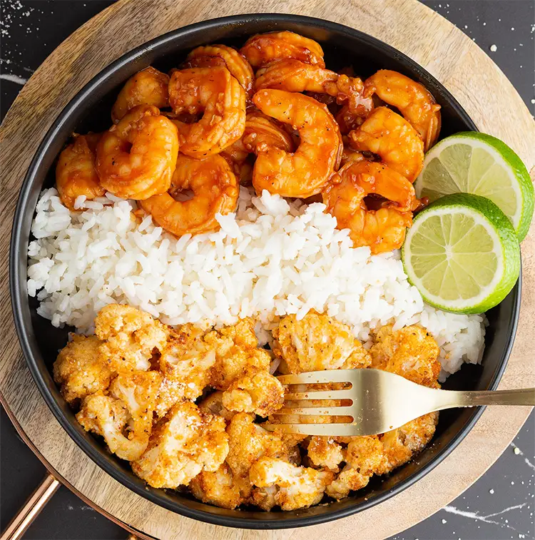 Coconut Sriracha Shrimp