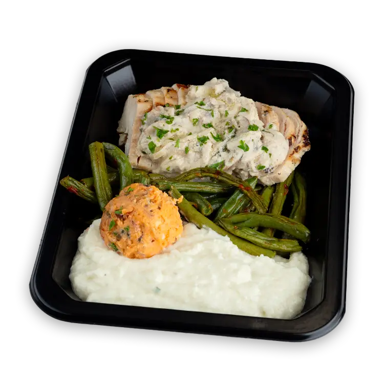 Creamy Garlic Chicken | Low Calorie Menu