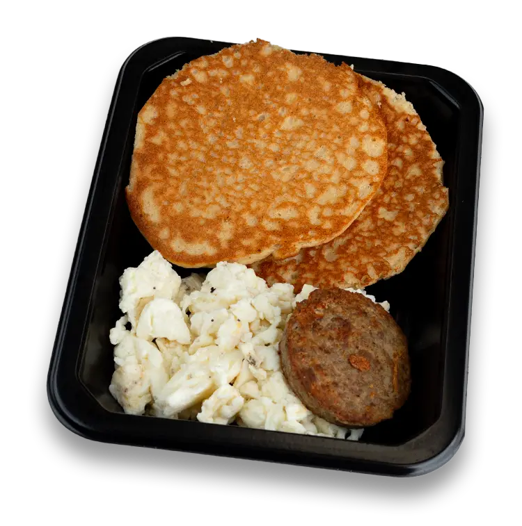 Creamy Pancakes with Sausage | ProMeals Menu