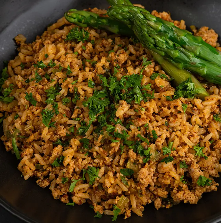 Dirty Rice with Turkey | ProMeals Menu