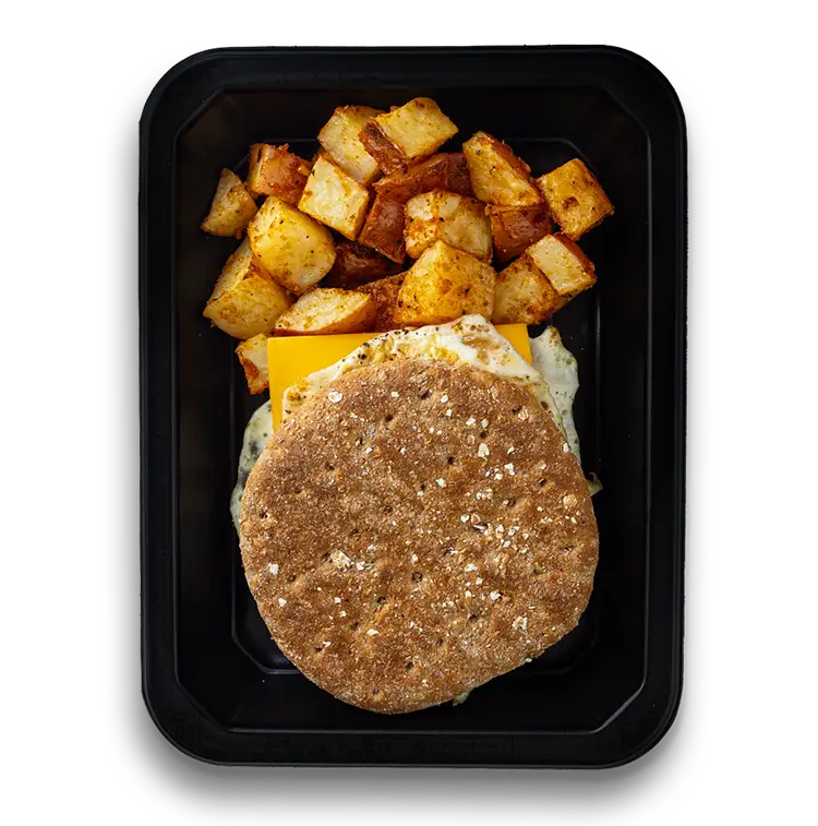 Fried Egg Sandwich with Potatoes | ProMeals Menu