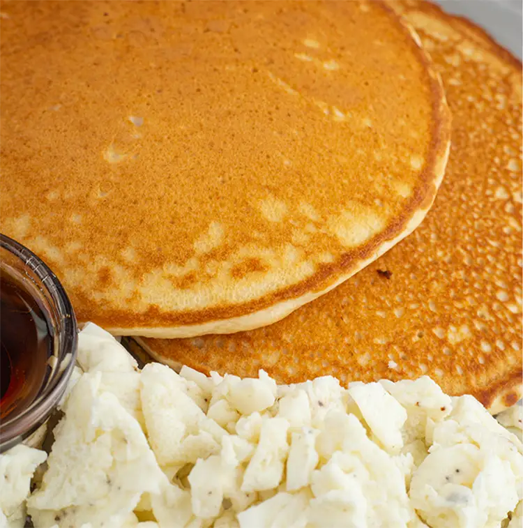 HP Caramel Protein Pancakes | High Protein Menu