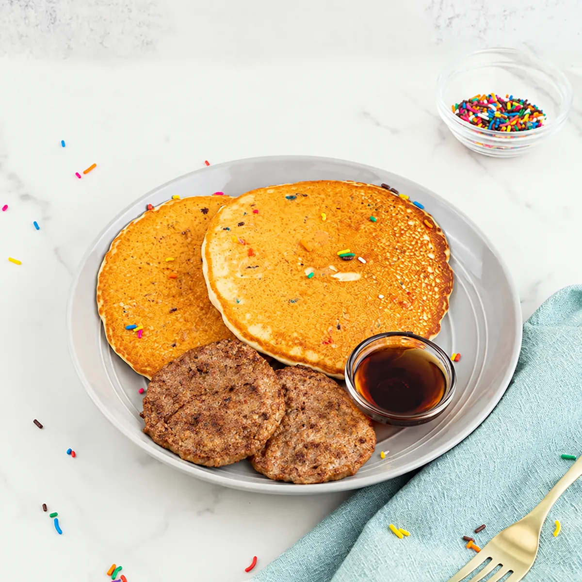 HP Birthday Cake & Turkey Sausage | ProMeals Menu