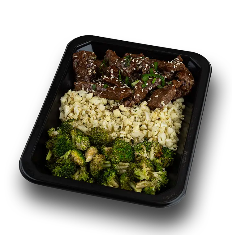 Mongolian Beef and Cauli-Rice | ProMeals Menu