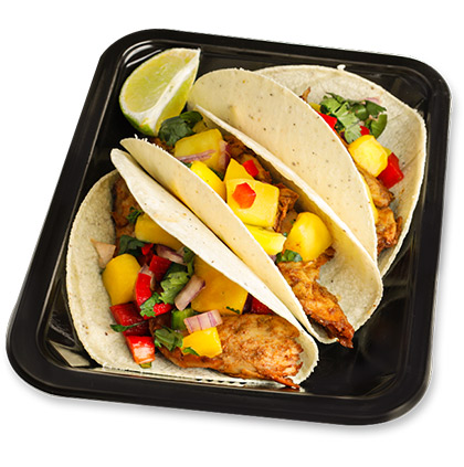 Paow Jamaican Tacos | Low Calorie Menu