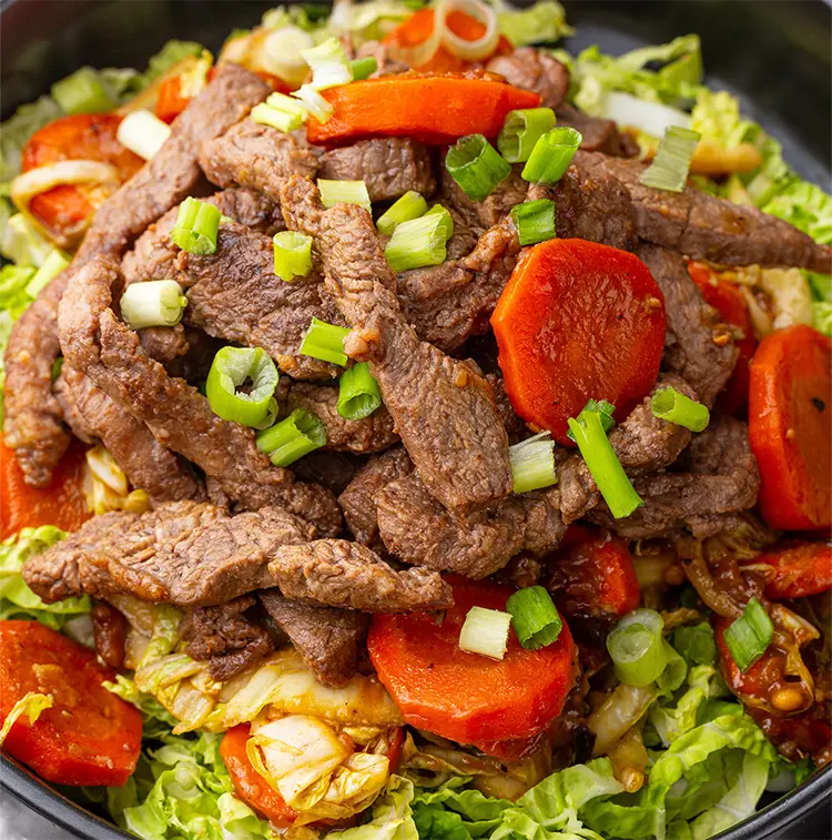 Paleo Beef With Veggies | Low Calorie Menu