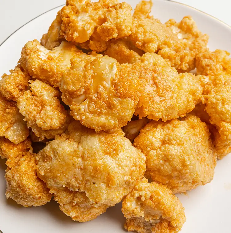 3 cups Roasted Parmesan Cauliflower | Low Calorie Menu