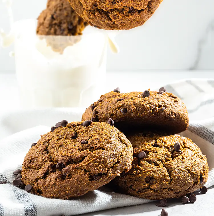 Pumpkin Chocolate Chip Cookies | Healthy snacks delivery