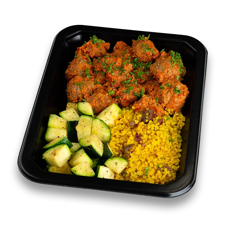 Romesco Turkey Meatballs Feast | ProMeals Menu