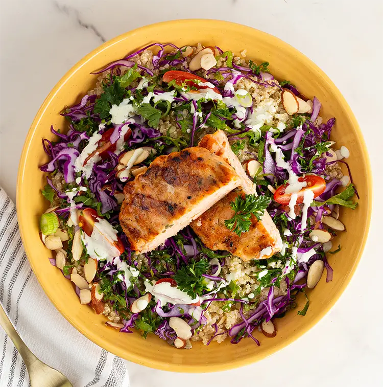 Salmon & Kale Medley Bowl