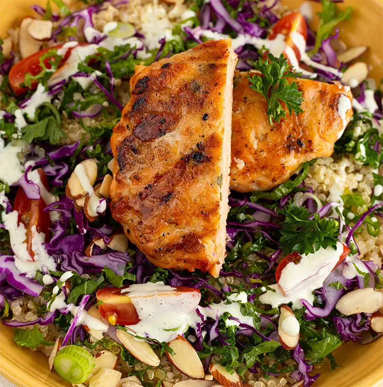 Salmon & Kale Medley Bowl | ProMeals Menu