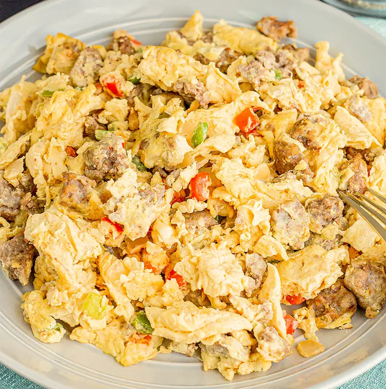 Sausage Scrambled Eggs | High Protein Menu