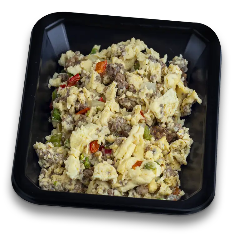 Sausage Scrambled Eggs | High Protein Menu