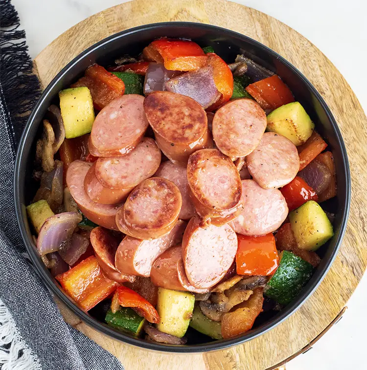 Sausage Skewer Platter