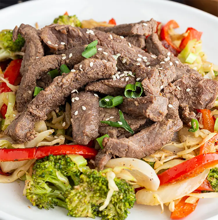 Sesame Ginger Steak | ProMeals Menu
