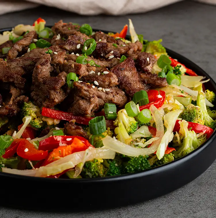 Sesame Ginger Steak | ProMeals Menu