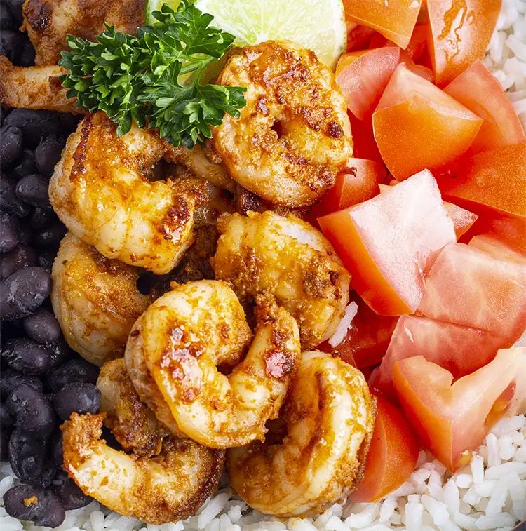Shrimp Taco Bowl | ProMeals Menu