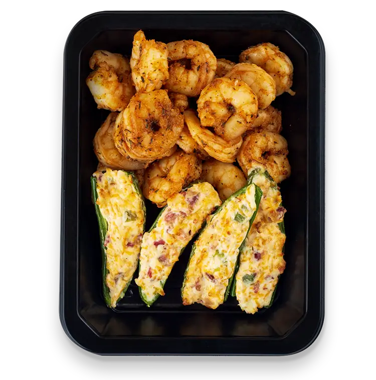 Shrimp and Poppers | ProMeals Menu