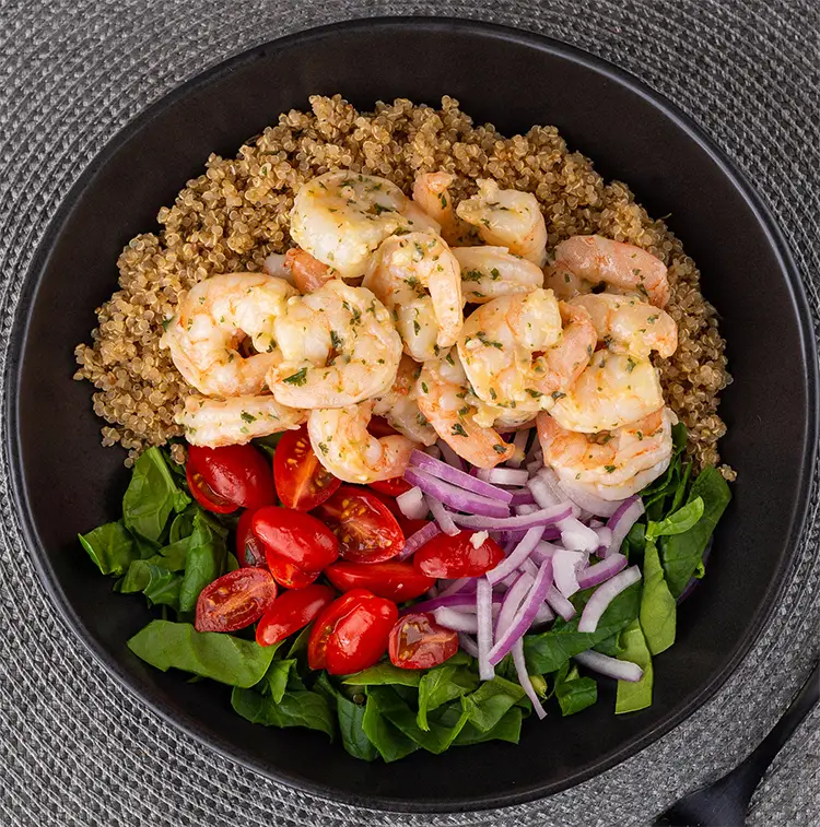 Shrimp and Quinoa Bowl