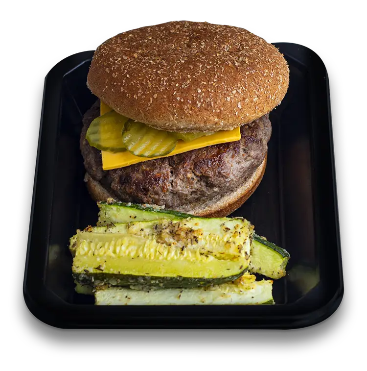 Signature Bison Burger | ProMeals Menu