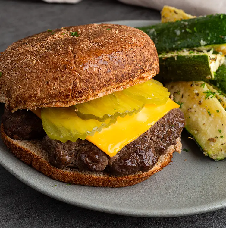 Signature Bison Burger | ProMeals Menu