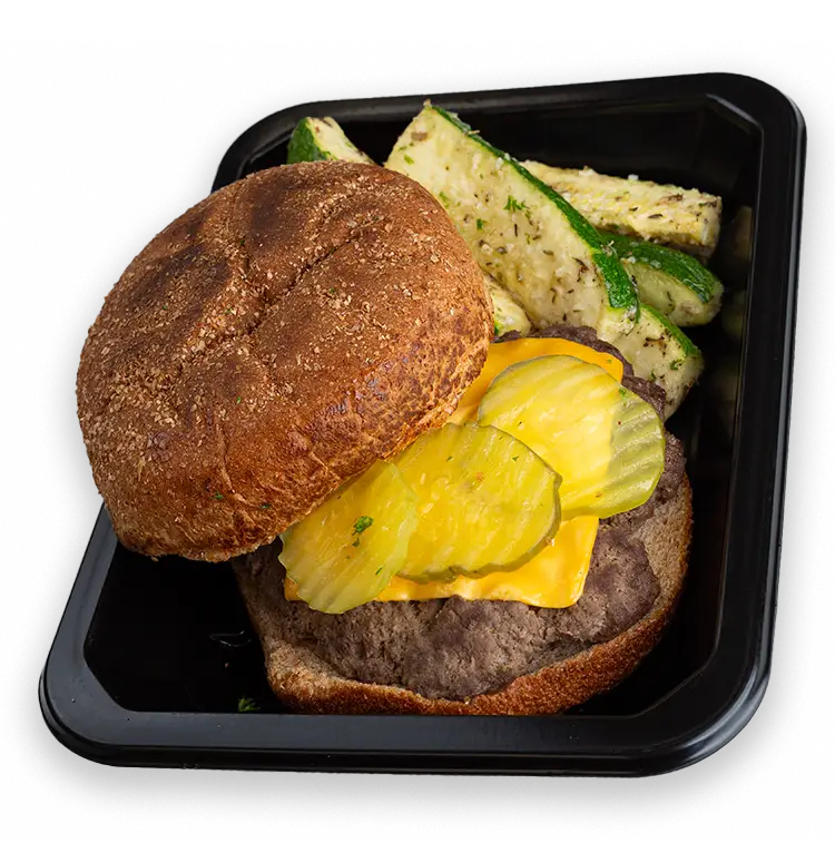 Signature Bison Burger | ProMeals Menu