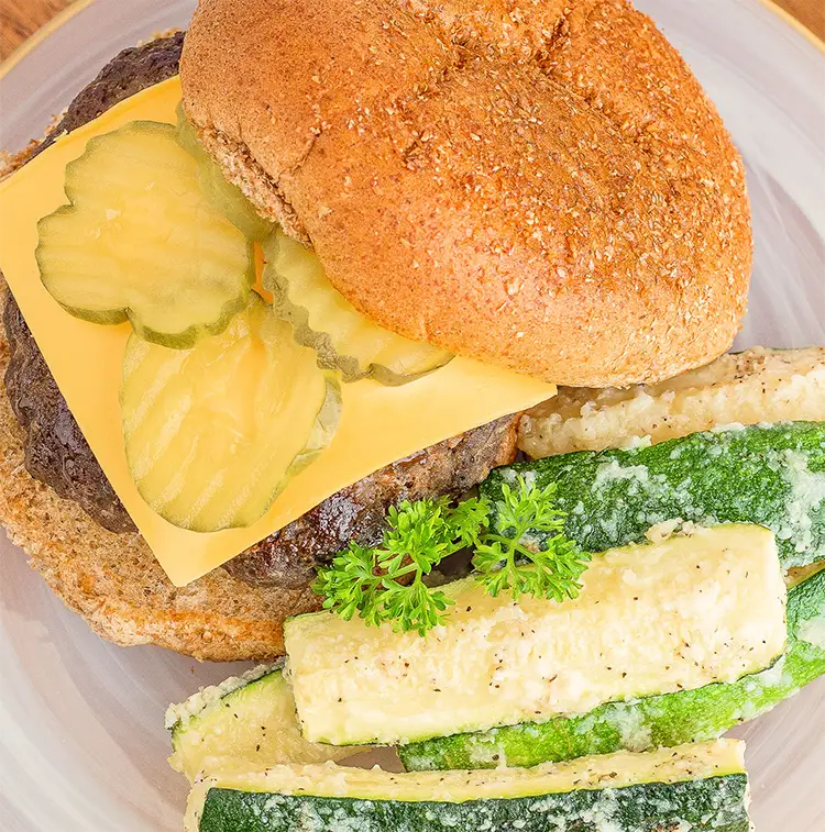 Signature Bison Burger | ProMeals Menu