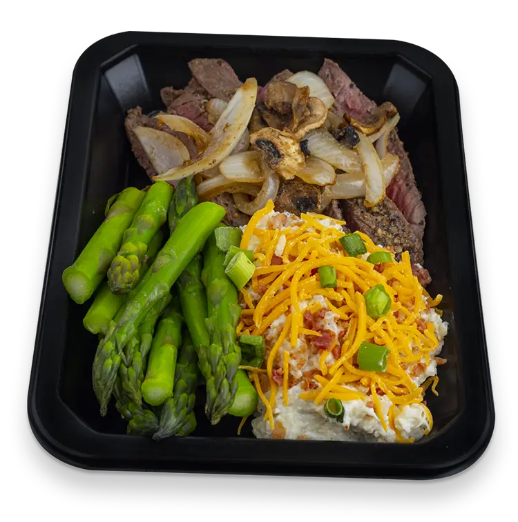 Smothered Steak and Cauliflower Mash | ProMeals Menu