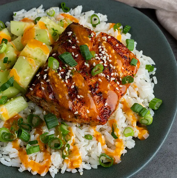 Spicy Salmon Bowl | ProMeals Menu