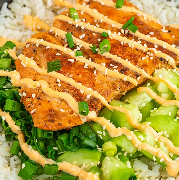 Spicy Salmon Bowl | ProMeals Menu