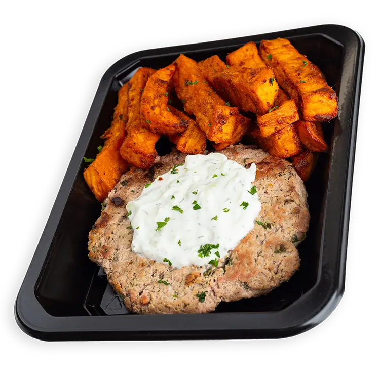 Spinach Feta Turkey Burger | Low Calorie Menu